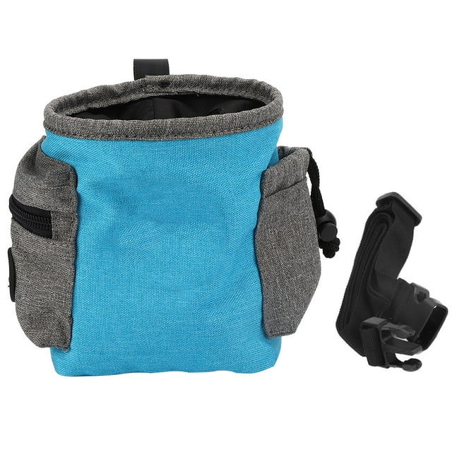Multi Functional Pet Training Dog Food Storage Hanging Waist Bag Pouch Water Bottle Holder Carrier(Blue )