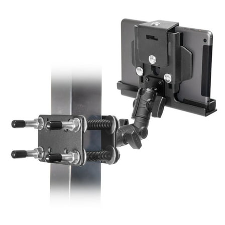 iBOLT LockPro IncrediBOLT 360 Pillar Mount- Heavy Duty Forklift Tablet Mount for Warehouse Vehicles and 7-10 inch Tablets