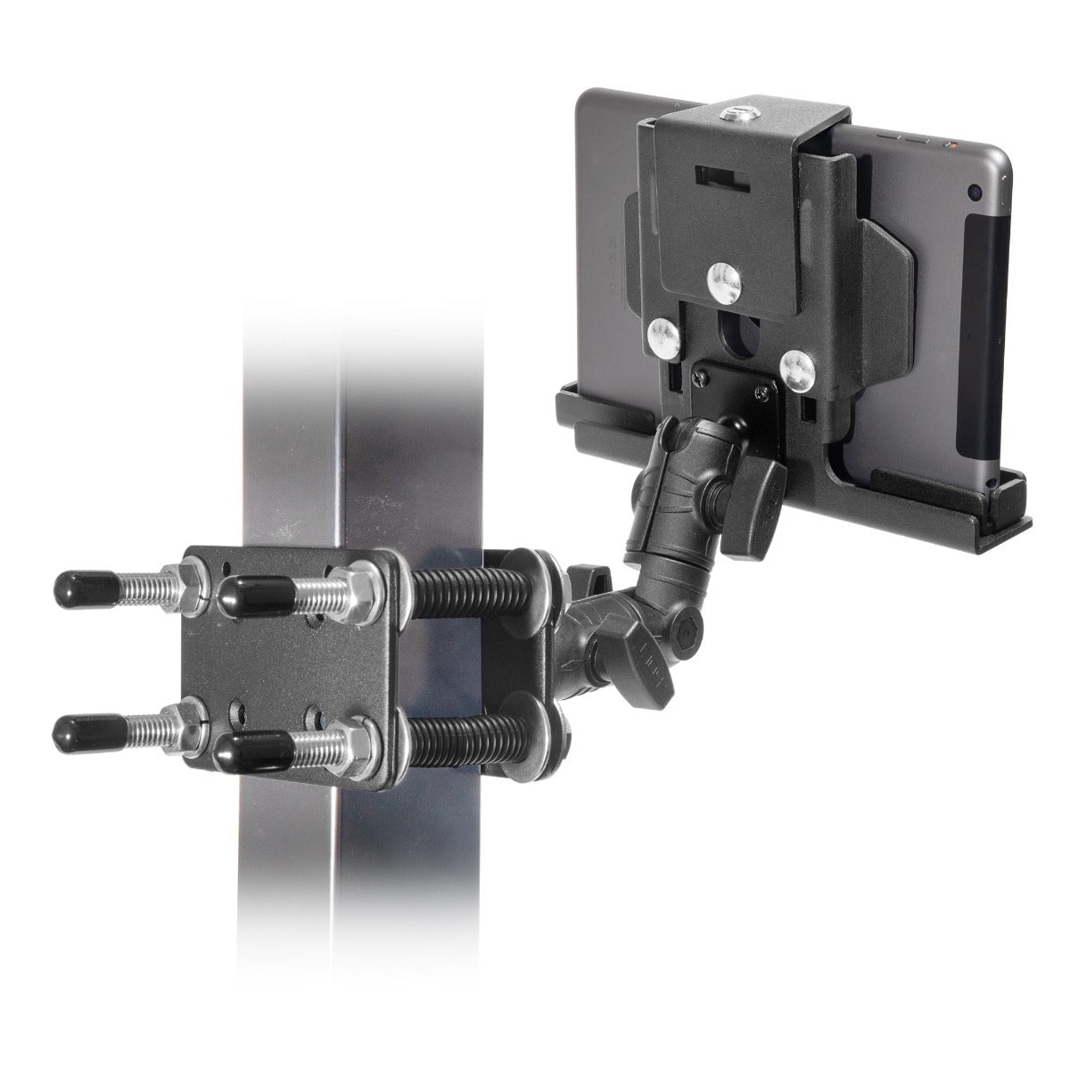 iBOLT LockPro IncrediBOLT 360 Pillar Mount- Heavy Duty Forklift Tablet Mount for Warehouse Vehicles and 7-10 inch Tablets