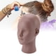 thumbnail image 5 of Cabeza De Maniquí Calva Femenina, Cabeza De Maniquí De Práctica Lavable Realista Textura De Piel Humana PVC Goma Profesional Para Exhibición De Peluca, 5 of 7