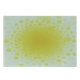 thumbnail image 3 of Yellow Cutting Board, Abstract Small Circular Dots Patterns and Forms Centered Sun with Spotted Design Art, Decorative Tempered Glass Cutting and Serving Board, Small Size, Yellow, by Ambesonne, 3 of 5