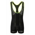 thumbnail image 4 of Nrmvnmi Men's Wrestling Singlets Sleeveless Athletic Supporters Wrestling Uniform Sports Bodysuit Jumpsuits for Fun Black-L, 4 of 8