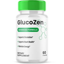 GlucoZen Blood Balance Support Pills Advanced Formula Vitamin Supplement Gluco Zen 60 Capsules