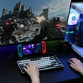 thumbnail image 2 of YUNZII RT75 Rapid Trigger Gaming Keyboard,Hall Effect Magnetic Switch,Adjustable Actuation Esports,75% TKL Layout with Knob,RGB Backlit, PBT Keycaps f, 2 of 8