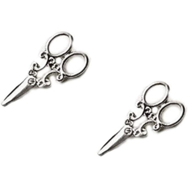 Scissor stud shop earrings