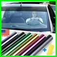 thumbnail image 4 of Htwon Car Window Tint Windshield Sun visor Vinyl Decal Gradual Strip Sticker 8in*4.9ft, 4 of 13