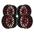 thumbnail image 3 of 20x12 Worx 818MBR Matte Black/Red Wheel 8x6.5 (-44mm), 3 of 5