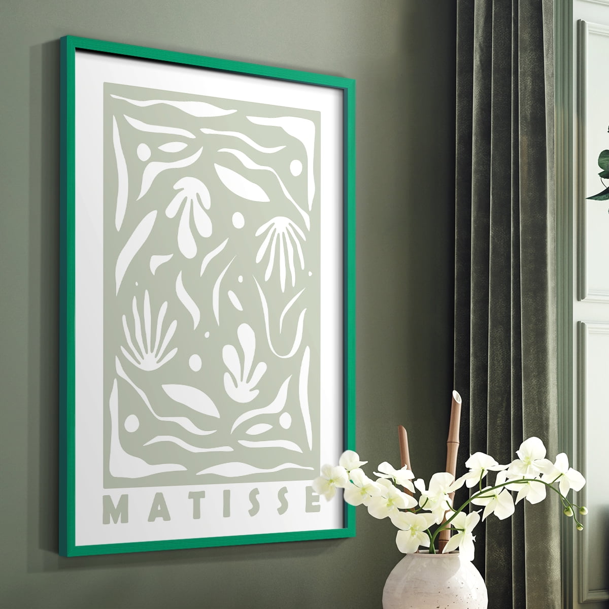 Matisse VII Framed Print - Solid Wood