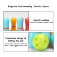 thumbnail image 4 of Juego de bolos para niños, juegos de bolos para interiores y exteriores, para niños y niñas, 4 of 11