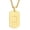 Initial B Gold, variant on Easter Basket Filler - Football Dog Tag Letter Necklace, Stainless Steel Letter Pendant, Athlete Jewelry, Christmas Birthday Gift, for Him, Boyfriend, Husband or Dad.