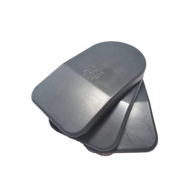 Elevadores de Talón Basic Mold Labs BML 9mm Gris Paquete de 3 Talla Hombre Pequeña