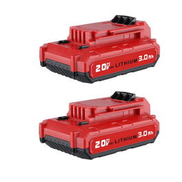 PORTER-CABLE 20-Volt Max 2-Pack 1.3 Amp-Hour; 1.3 Amp-Hour Lithium Power Tool Battery (Charger Included) PORTER-CABLE 20-Volt Max 2-Pack 1.3 Amp-Hour; 1.3 Amp-Hour Lithium Power Tool Battery (Charger Included)