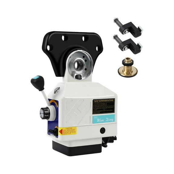 X-Axis Power Feed 450 in-lb Torque, Power Feed Milling Machine 0-200PRM, Power Table Feed Mill 110V, Adjustable Rotate Speed for Bridge-port and Similar Knee Type Milling Machines