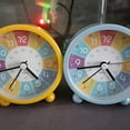 thumbnail image 5 of DESIGNICE 2026 New Silent Analog Alarm Clock for Kids - Colorful Educational Clock with Night Light, No Ticking, Easy-To-Use Buttons, Battery-Powered, Ideal Gift for Boys & Girls, 5 of 7