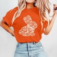 thumbnail image 2 of CAIXIA Easter Shirts for Women Women T Shirts Fitted Cute Bunny Tee Crewneck Easter Bunny Short Sleeve Pullover Tops, 2 of 6