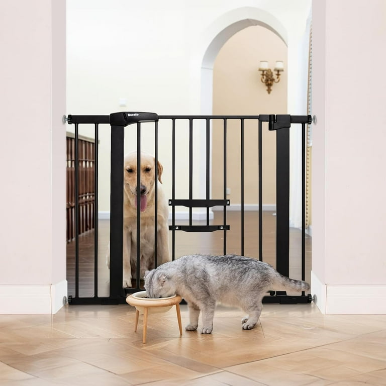 Cat Gate Baby Gate With Cat Door Mumeasy 36