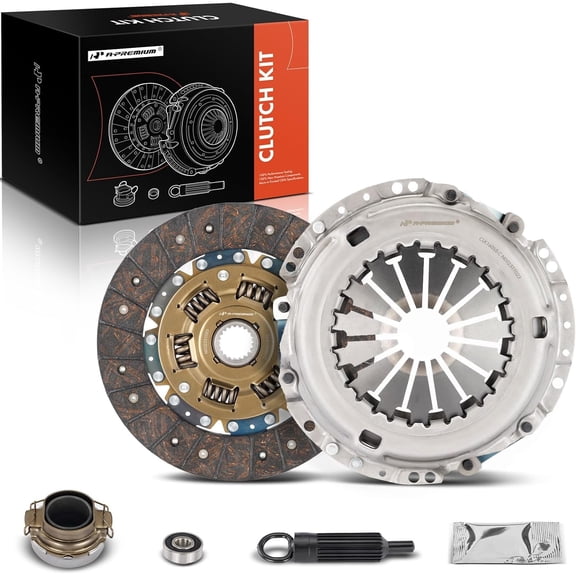 A-Premium Transmission Clutch Kit Set Compatible with Toyota 4Runner 1989-1995, Pickup 1989-1995, 2.4L