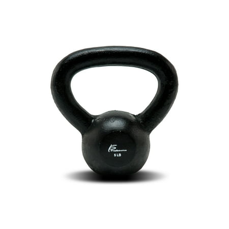 ProSource Solid Cast Iron Kettlebells Weights for Full Body Workout, 5 to 45