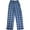 Periwinkle Navy Plaid, variant on Hanes Men's Pajama Pants Soft and Cool 100% Cotton Lounge Comfort for Sleep & Relaxation