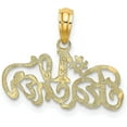 thumbnail image 3 of Solid 10K Yellow Gold #1 TEACHER Charm - 31.25mm, 3 of 6