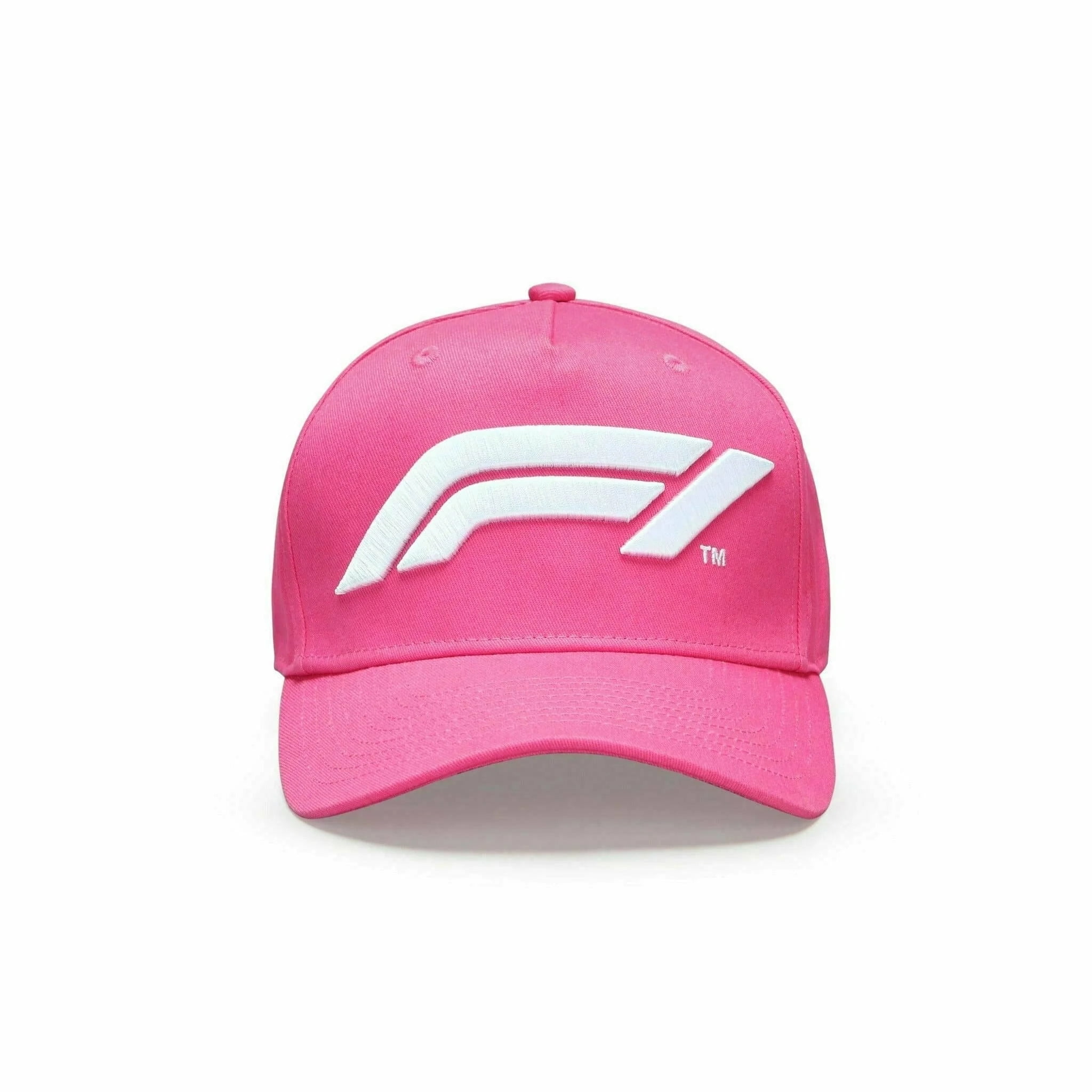 F1 Collection Unisex Large Logo Baseball Black/White/Red Hat