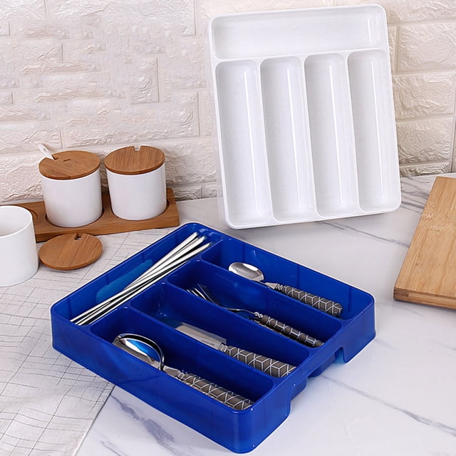 Storage Containers Storage Solutions for Kitchen Organization with Drawer Divider and Cutlery Tray – Practical Organizer for Utensils