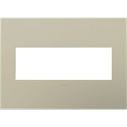 Legrand AWP3GTM4 adorne 3 Gang Plastic Wall Plate - 6.56 Inches Wide
