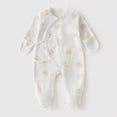 thumbnail image 2 of CAUYDY 3 6 9 12 18 24 Months Newborn Boy Coming Home Outfits Baby Sleepers Preemie Clothing Long Sleeve Bodysuit Fall Winter Infant Boys Pajamas Romper White for Sizes Newborn, 2 of 8