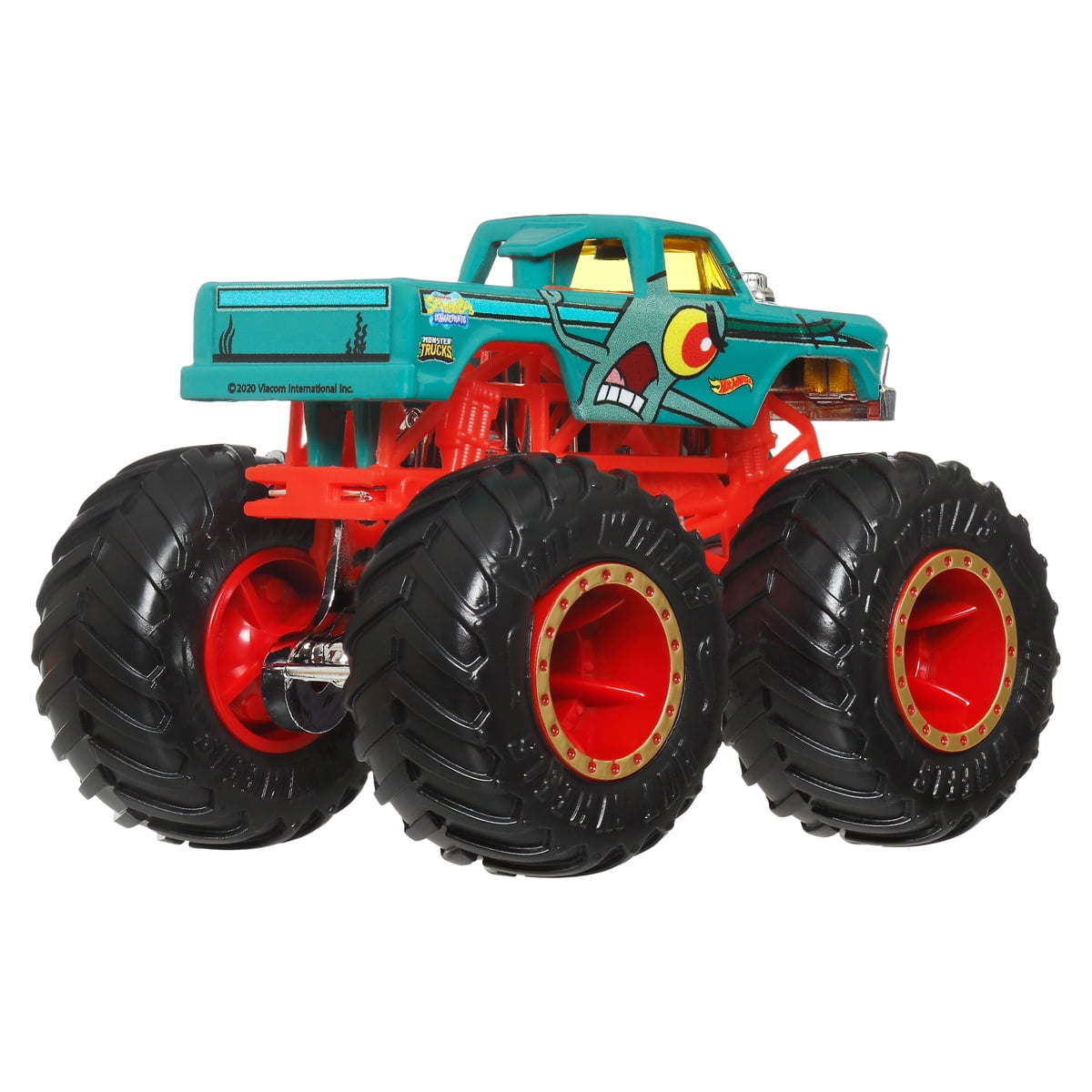 Hot Wheels Monster Trucks SpongeBob SquarePants vs Plankton Vehicle Set