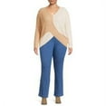 thumbnail image 2 of JMS Just My Size by Hanes Women's Plus Size 4 Pocket Bootcut Jeans, Single and 2-Pack, 2 of 6