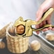 thumbnail image 3 of Cascanueces | Alicates para nueces, almendras y avellanas | Rompe nueces de aleación de acero inoxidable con palanca para pelar fácilmente | Utensilio de cocina para frutos secos y semillas, 3 of 6
