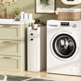 thumbnail image 4 of Costway Small Bathroom Storage Cabinet 4-Tier Narrow Toilet Side Storage Cabinet White, 4 of 10