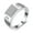 Style 2, variant on Luxury Men's AAA Micro Inlay CZ Hollow Band Fashion Wedding Party Ring Size 8-12