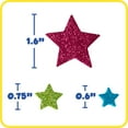 thumbnail image 4 of Glitter Foam Stickers - Stars - Multicolor, 4 of 7