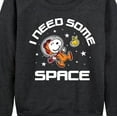 thumbnail image 3 of Peanuts - Space Snoopy -Women's Lightweight French Terry Long Sleeve Shirt, 3 of 6