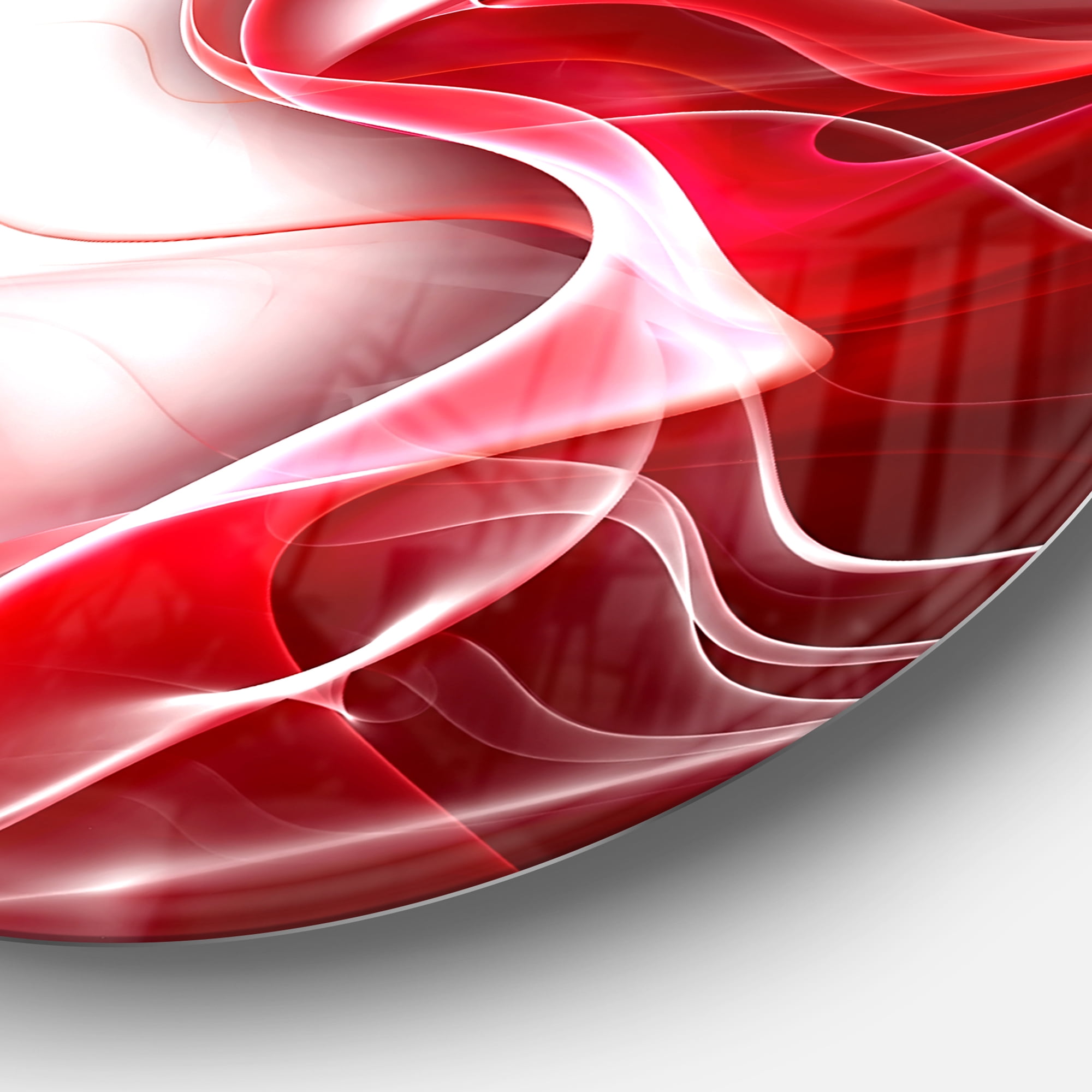 3D Fractal Abstract Design 23.00" x 23.00" Painting Art Prints, by Designart