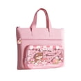 thumbnail image 3 of Bolso de hombro reutilizable para mujer Yinane rosa 35 cm x 5 cm x 27 cm, 3 of 8