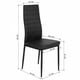 thumbnail image 5 of Juego de 4 Sillas de Comedor Negro, Adecuado para El Hogar Restaurante Reunión Boda HOMEMAKE FURNITURE  Minimalista Moderno, 5 of 6