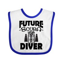 Inktastic Future Scuba Diver Boys or Girls Baby Bib