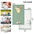 thumbnail image 6 of Yayeee 2 Pack Hand Towels for Bathroom 100% Cotton 16" x 28" Soft Absorbent Kitchen Towel, Lemon Glass, 6 of 7