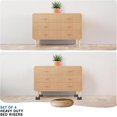 thumbnail image 5 of Bed Risers 5 Inch Heavy Duty, Furniture Risers for Bed Desk Table Sofa Couch，Oversized Bed Lifts Risers, Support up to 5000 Lbs(4 Pack Black), 5 of 7