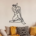thumbnail image 5 of Wall Art Decor Minimalist Female Body For Bedroom Bathroom Living Room Art Metal Decorative Wall Pendant Hanging Decorations Graduation, 5 of 8