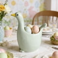 thumbnail image 6 of Easter Decor Bird Shaped Easter Egg Holder Set, Cute Easter Egg Tray Cup and Bowl Decor, Minimalist Modern Home Ornament, Sturdy Tabletop Accent for Holiday and Daily Use on Dining, Green, 6 of 6