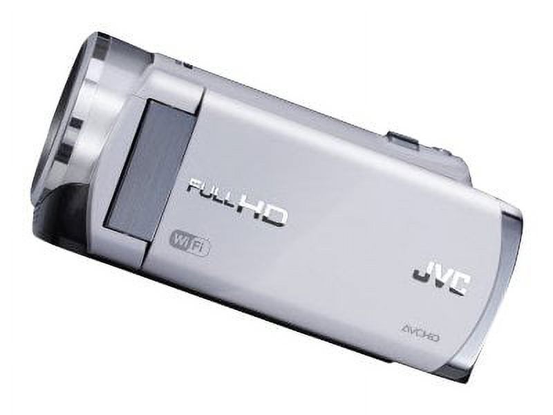JVC Everio GZ-EX210 - Camcorder - 1080i - 1.5 MP - 40x optical zoom - Konica Minolta - flash card - Wi-Fi - white - image 5 of 5