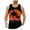 Orange, variant on Men's Tank Tops Summer Beach Hawaii Coconut Tree Digital 3D Printed Sleeveless Vest for Men(Black,XL)