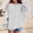 thumbnail image 2 of Posijego Boys Girls Christmas Sweatshirts for Toddlers Kids Oversized Sweatshirt Pullover Long Sleeve Casual Tops, 2 of 5