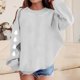 thumbnail image 1 of Blusas y camisas de manga larga con cuello redondo para niños Estampados navideños de manga larga Casual Suelto Forro polar para mayor calidez Sudadera con capucha de manga larga con cuello redondo pa, 1 of 5