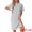 Gray, variant on DARING DIVA Women's Casual Pajama Dress Loose Fit Short Sleeve Sleepwear M Gray