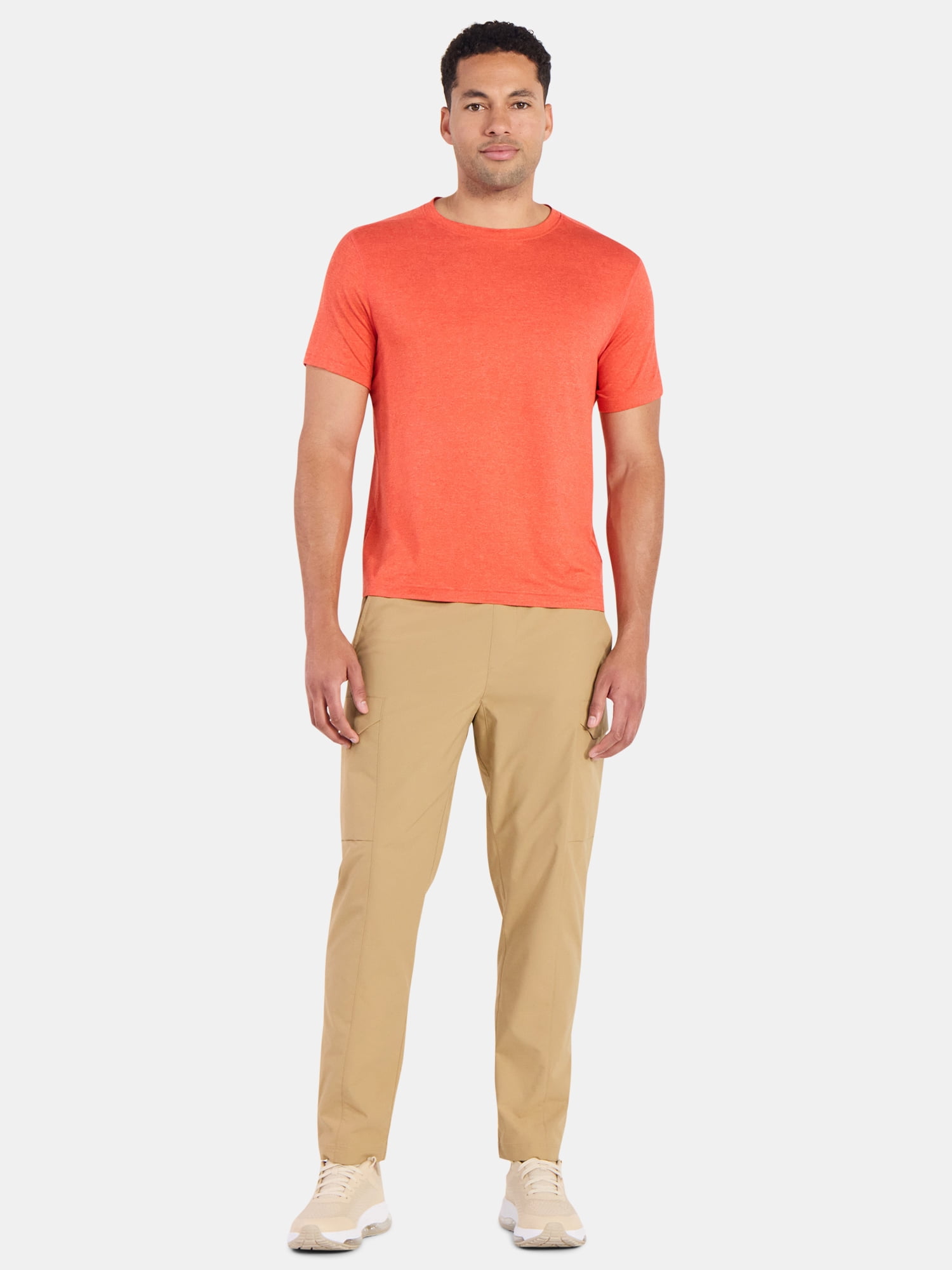 Athletic Works Men's and Big & Tall Men's Soft ButterCore Tee with Short Sleeves, Sizes S-5XL