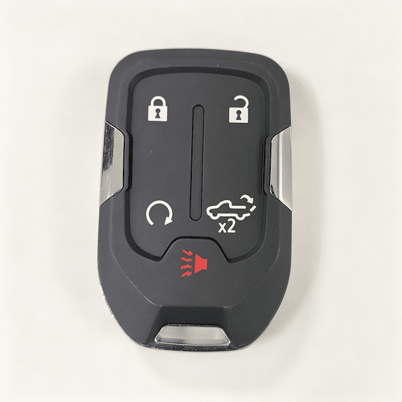 DPNVJG Key Fob Shell,Replacement Smart Remote Key Case Cover 5 Buttons for 2019-2024 Sierra Silverado Hyq1Ea Hyq1Es Key Cover
